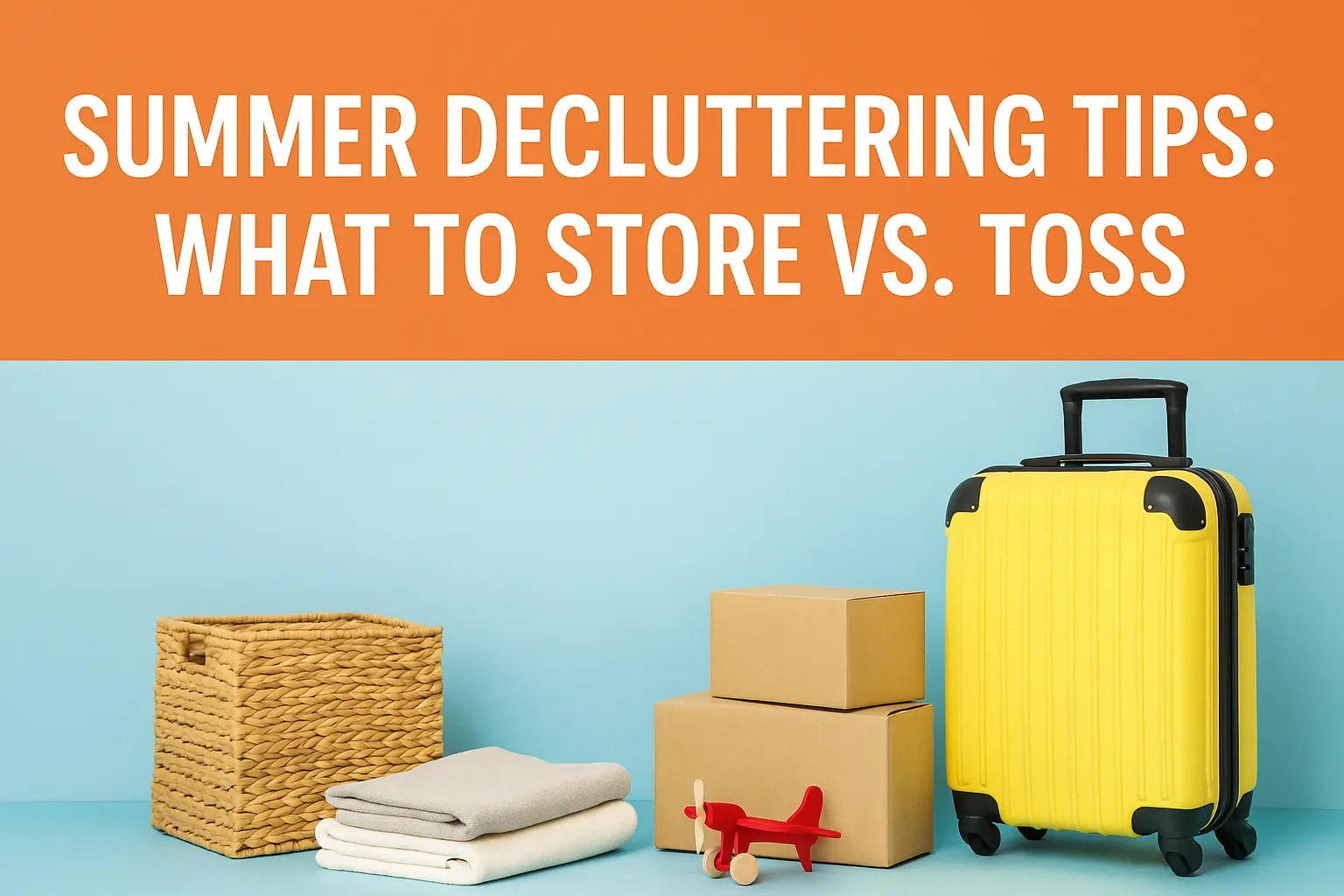 Summer Decluttering Tips: What to Store vs. Toss
