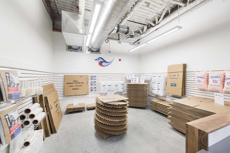 self storage packing merchandise calgary