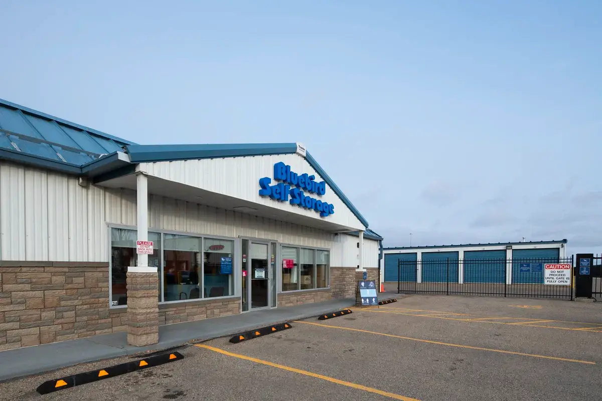 self storage exterior red deer