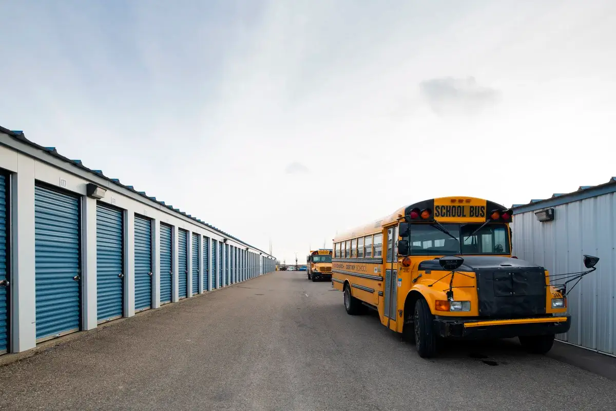 self storage exterior units red deer