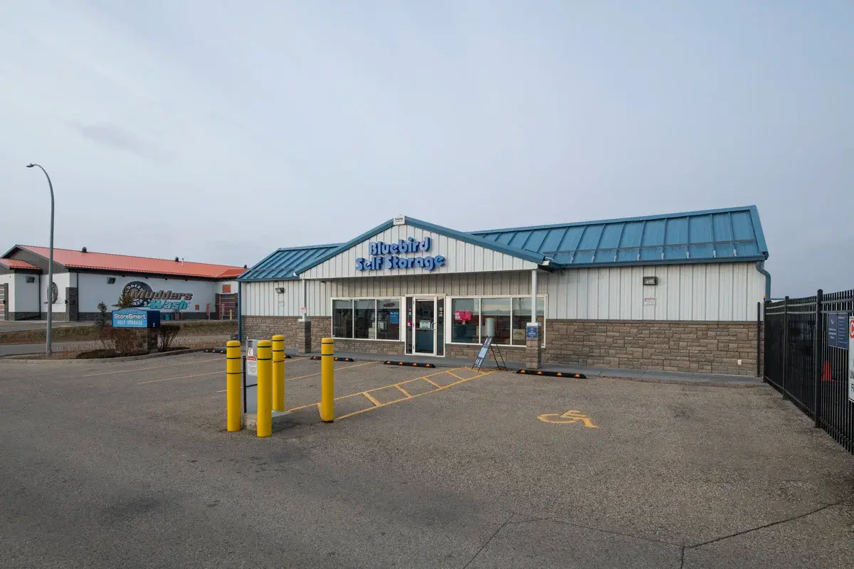 self storage facade red deer