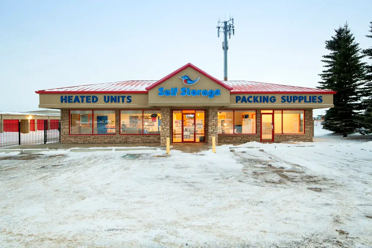 self storage exterior sign sherwood park