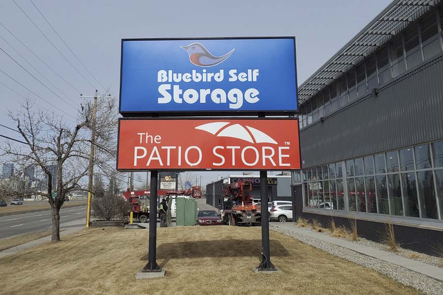 self storage sign calgary