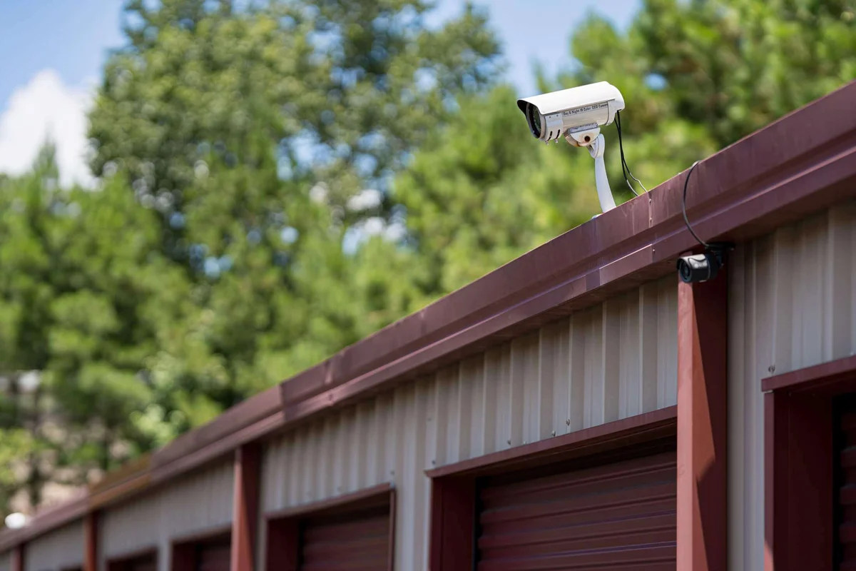 secure storage facility video camera