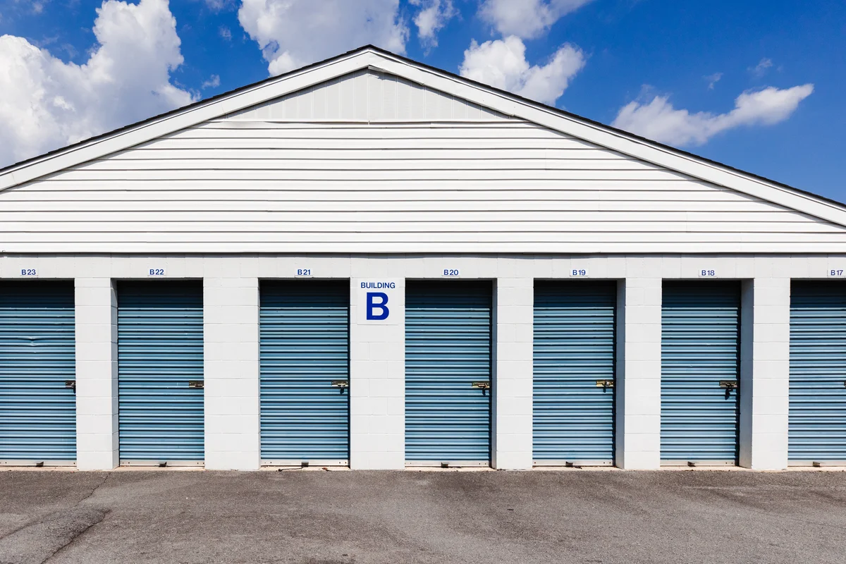 Drive up self storage units