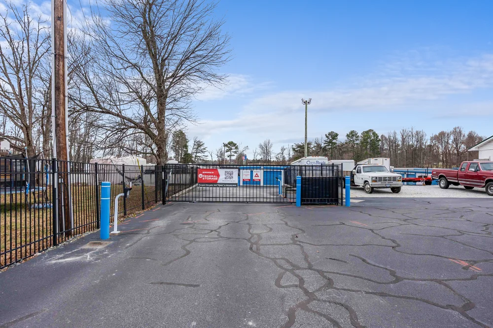 gated access storage facility