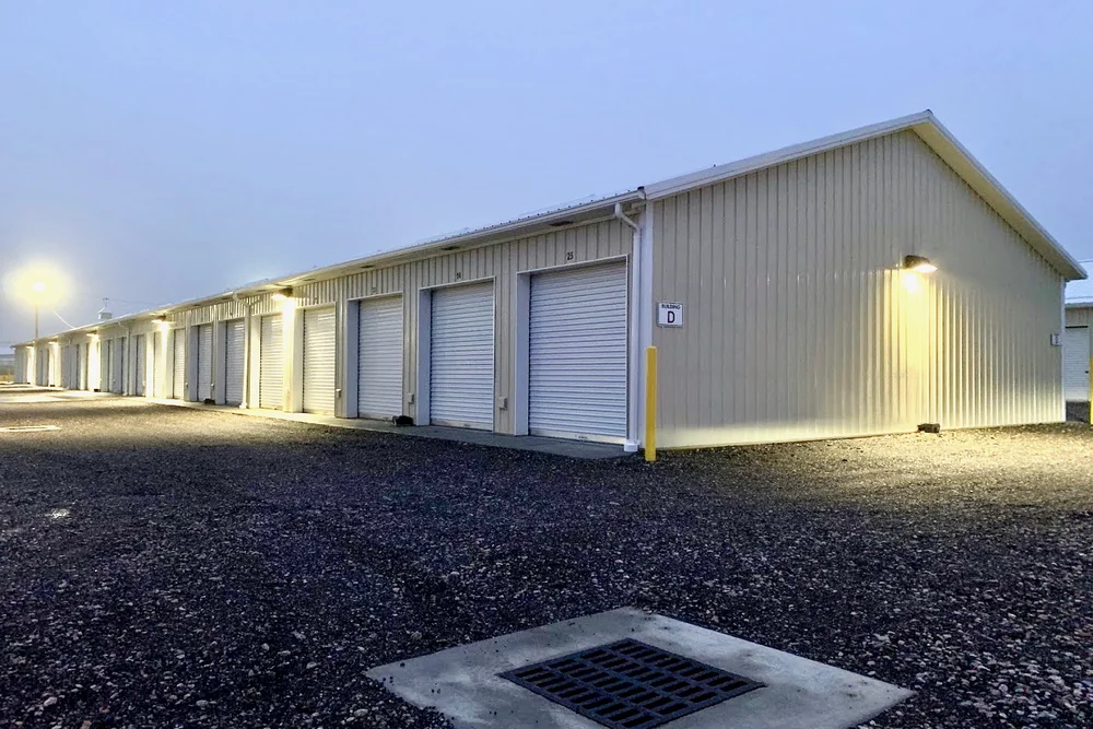 Premier Storage security lighting at 5076 Columbus Road Granville