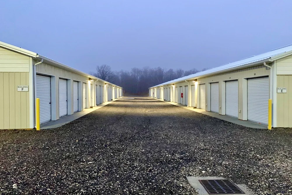 Self-storage facility exterior at 5076 Columbus Road Granville OH