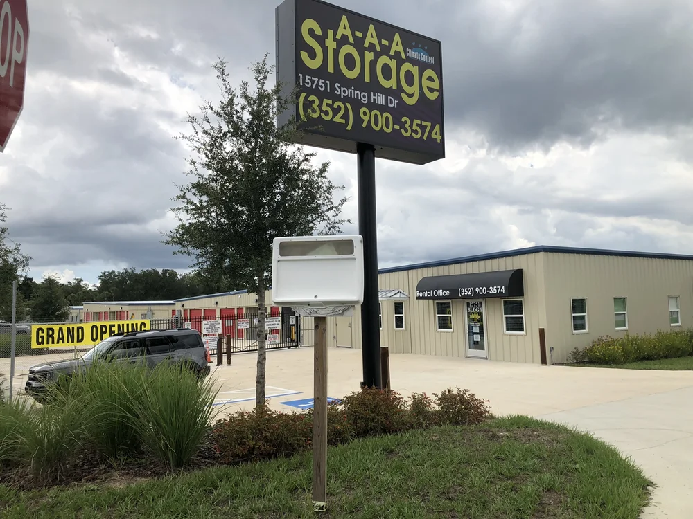 self storage units spring hill florida