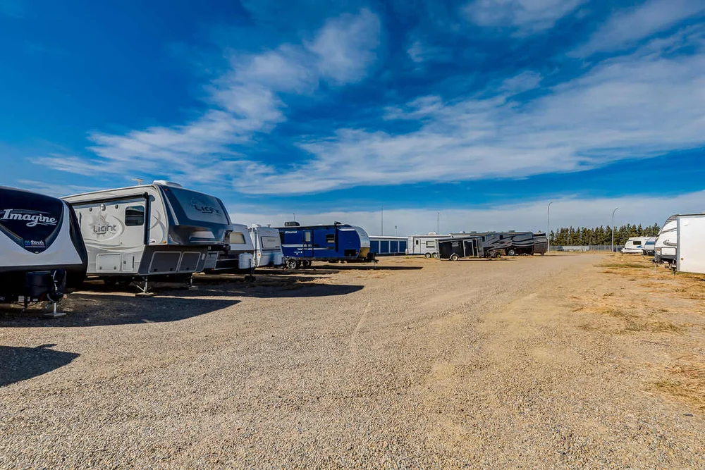 storage units parking lot