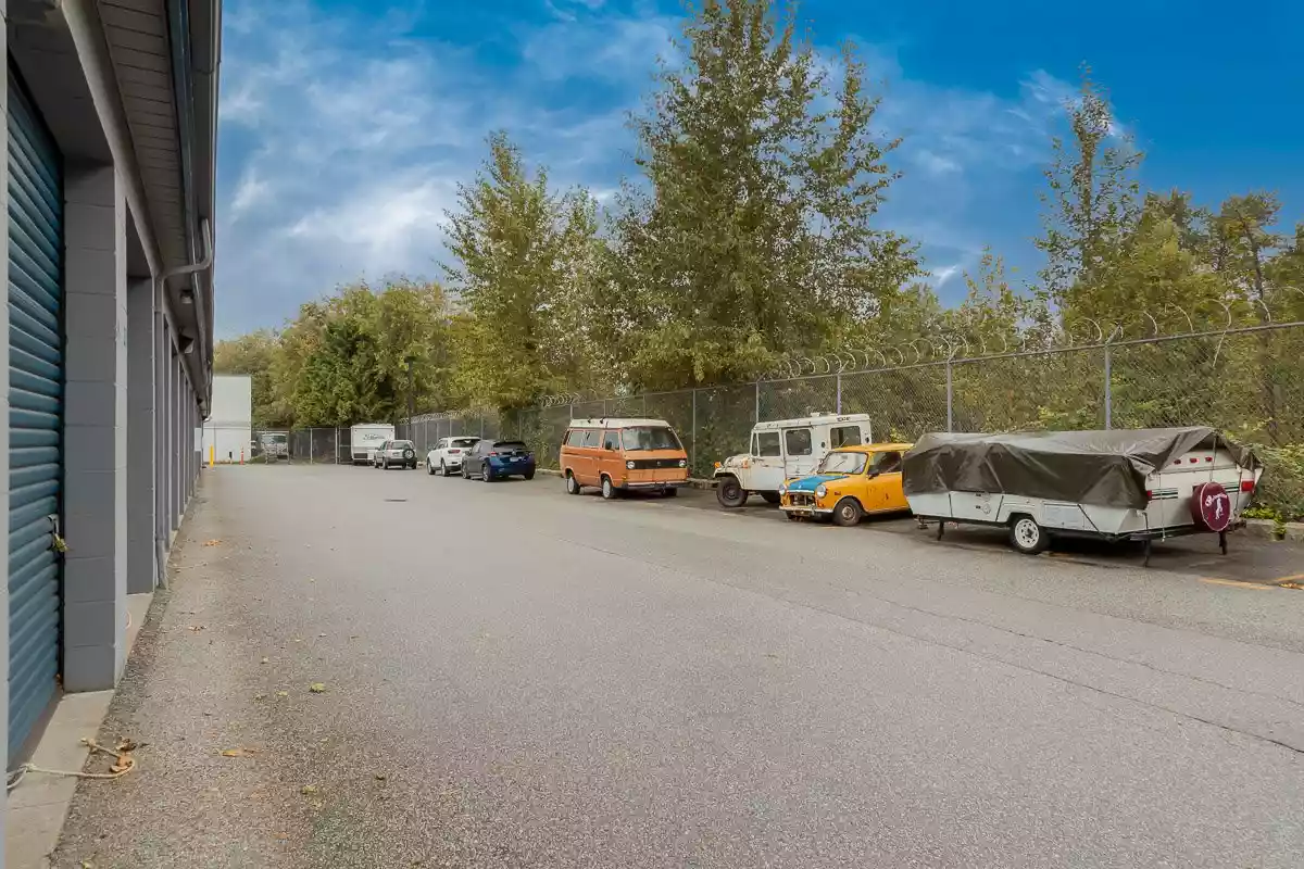 storage units parking lot