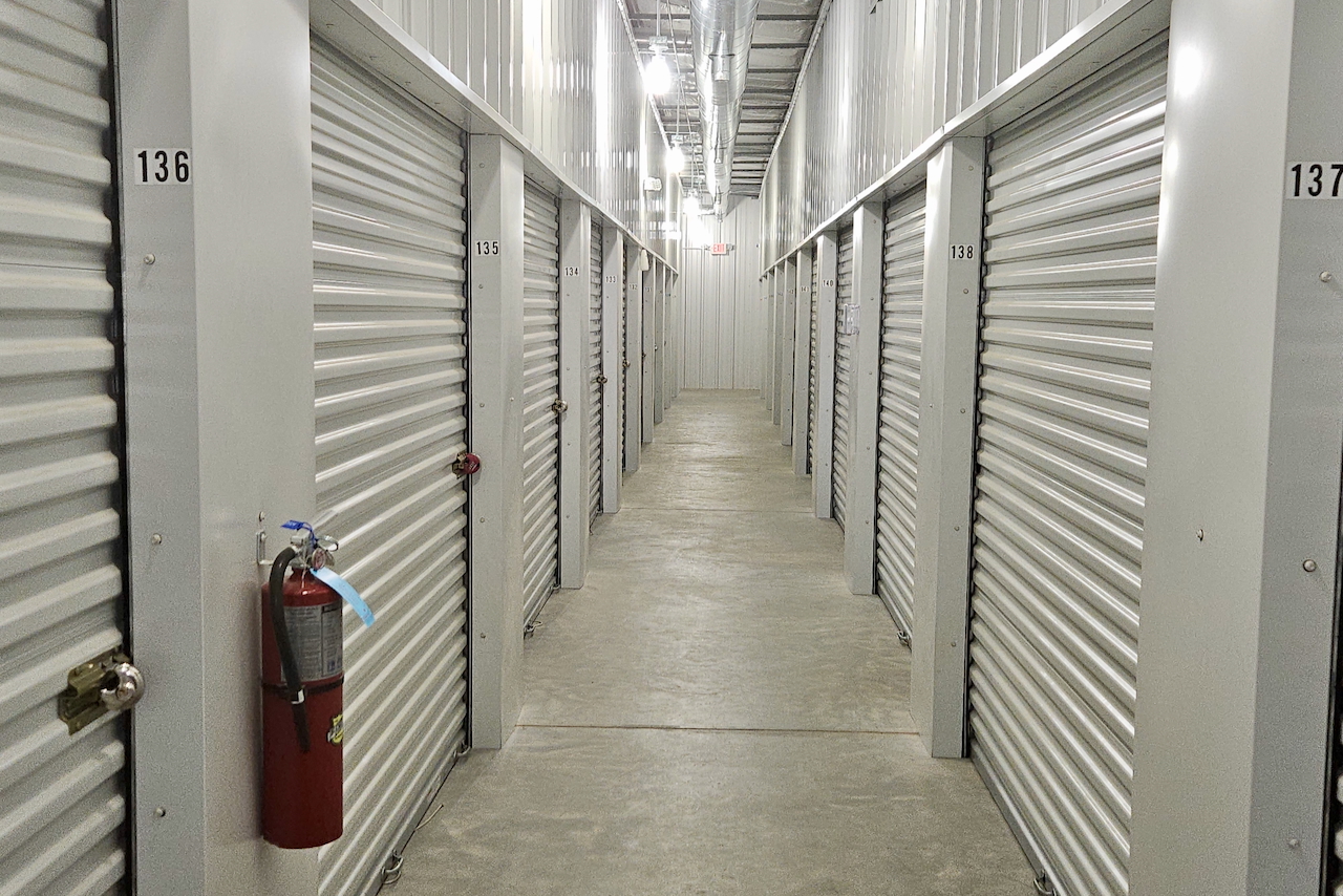 Indoor storage space at 5100 Georgia Road facility