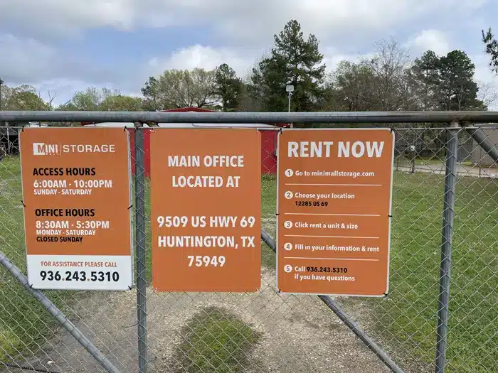 self storage units huntington