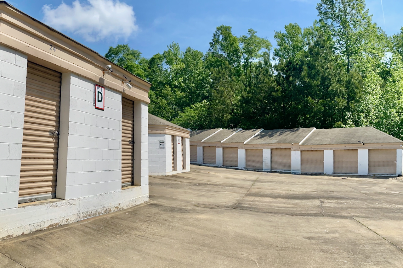 Outdoor drive-up storage facility at 3205 Martin Luther King Jr Parkway S with ground floor access
