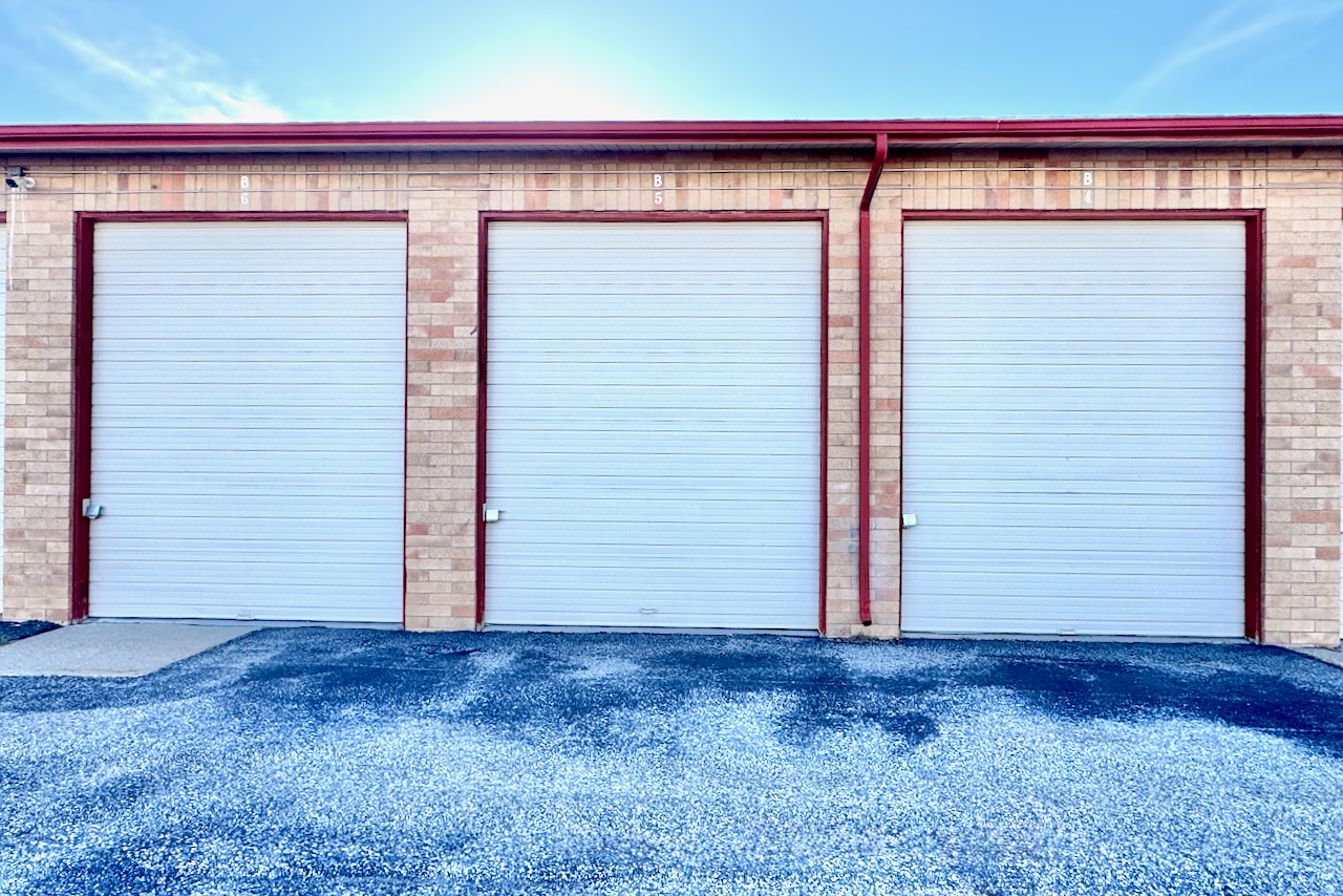 Drive-up access storage units at Storage Depot, Utah, designed for moving and relocation with code gate security