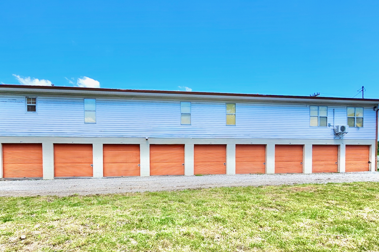 Drive-up storage units at Storage Depot on Catherine Avenue, Monteagle, TN, perfect for convenient loading and unloading.