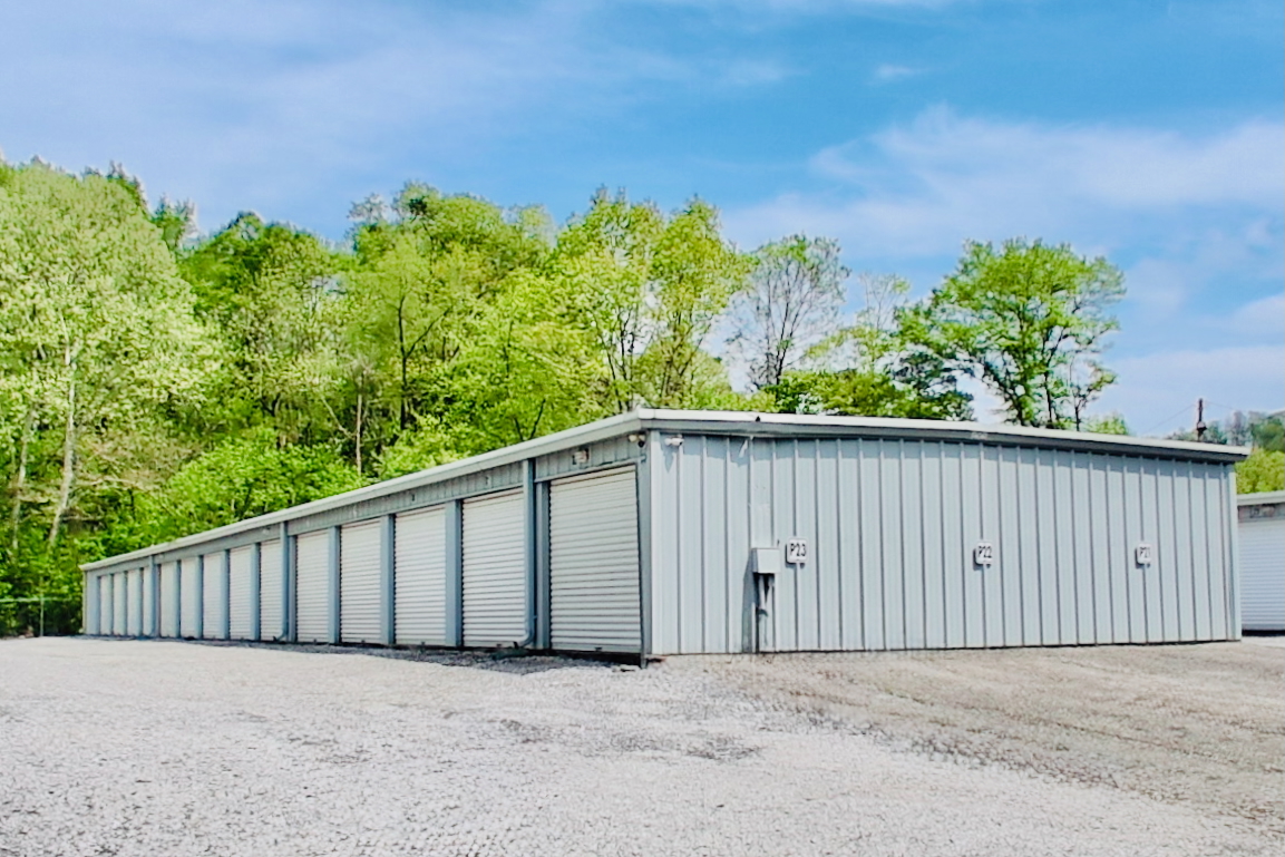 Well-lit drive-up storage units at Storage Depot on Cahaba Valley Road, Birmingham, AL, perfect for quick access after a day out.