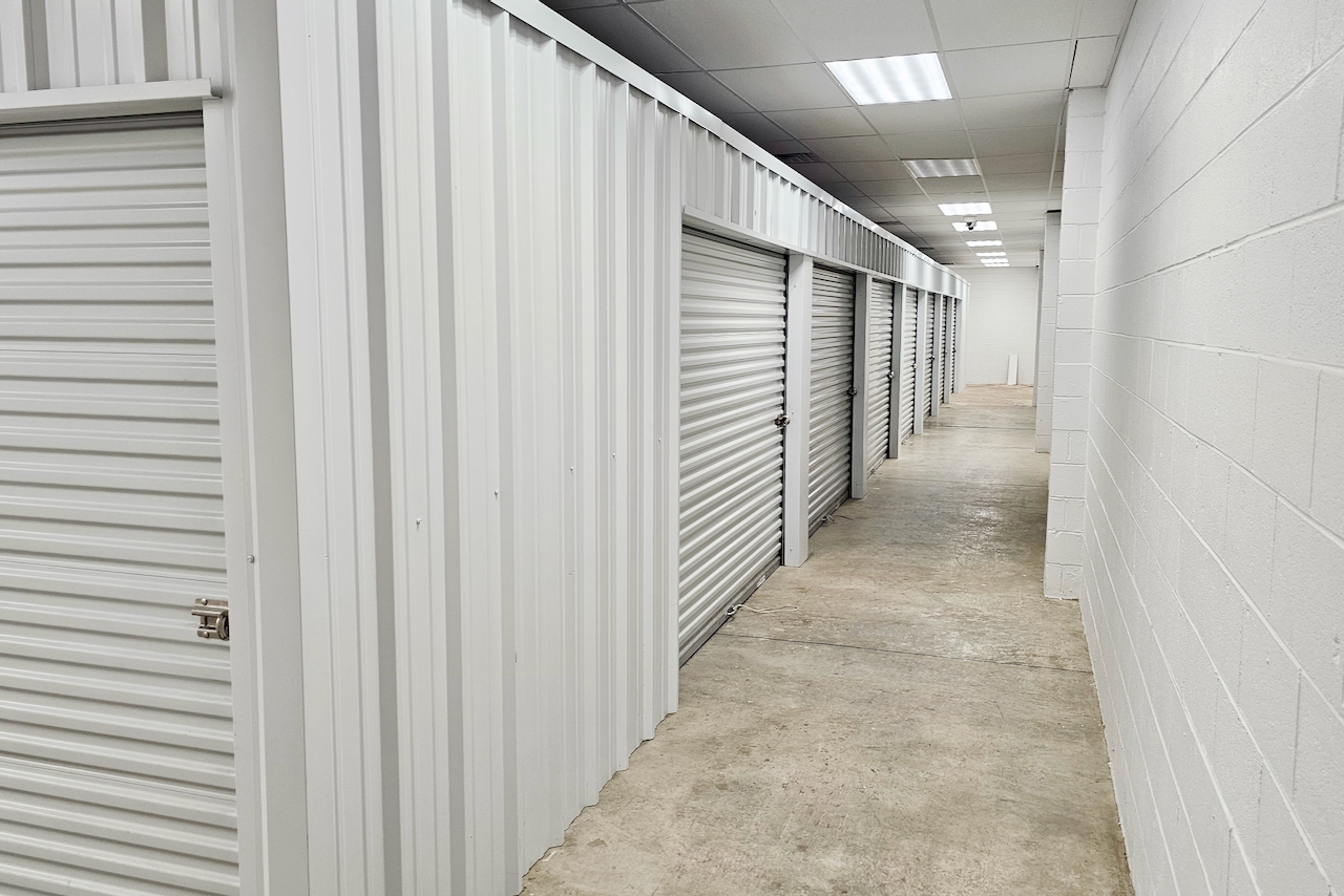 Indoor storage hallway at Tracy City TN facility