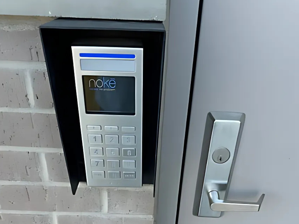 Secure keypad entry system