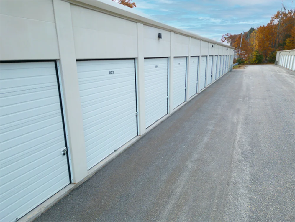 gray self storage units