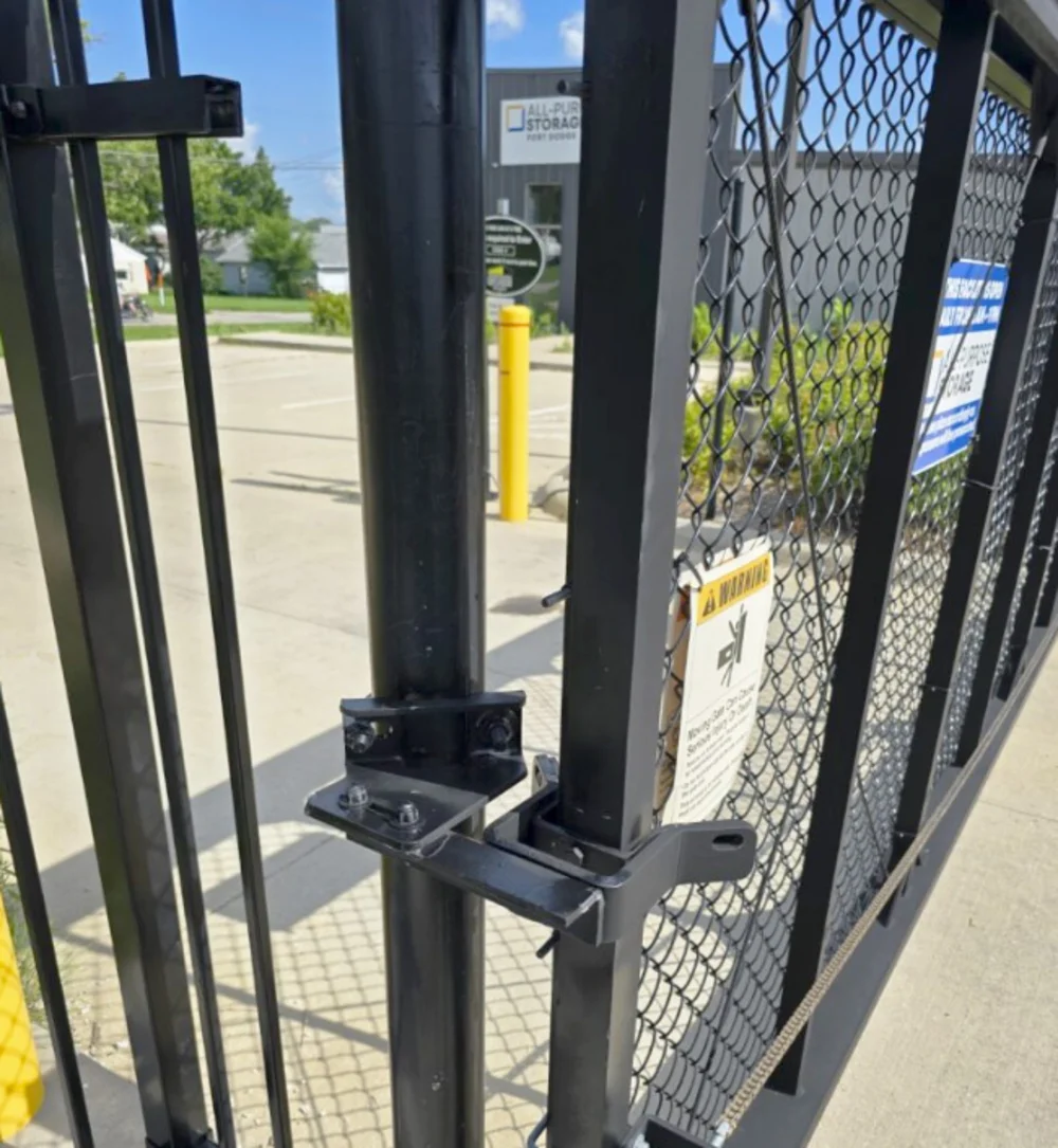 secure gate entry