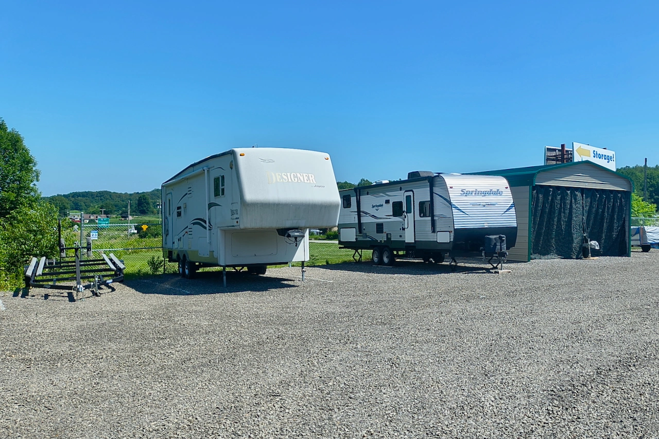 open lot RV and boat storage Butler County PA