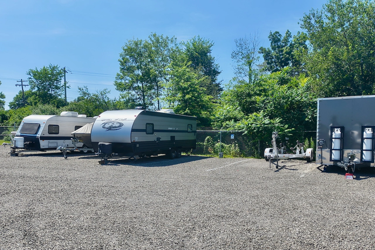 Butler County uncovered vehicle parking Portersville PA