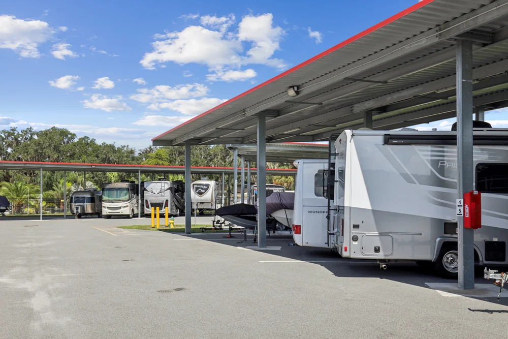 covered rv storage