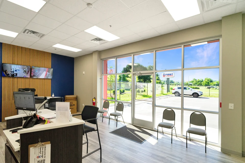 modern self storage facility