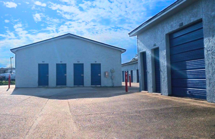 Drive-up storage units at Emerald Coast Storage in Pensacola, FL 32506