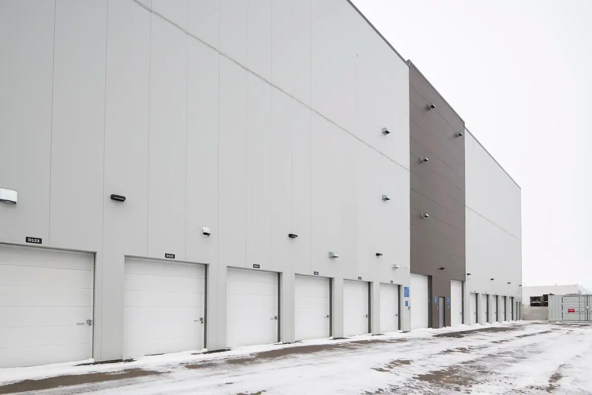 storage facility building exterior edmonton